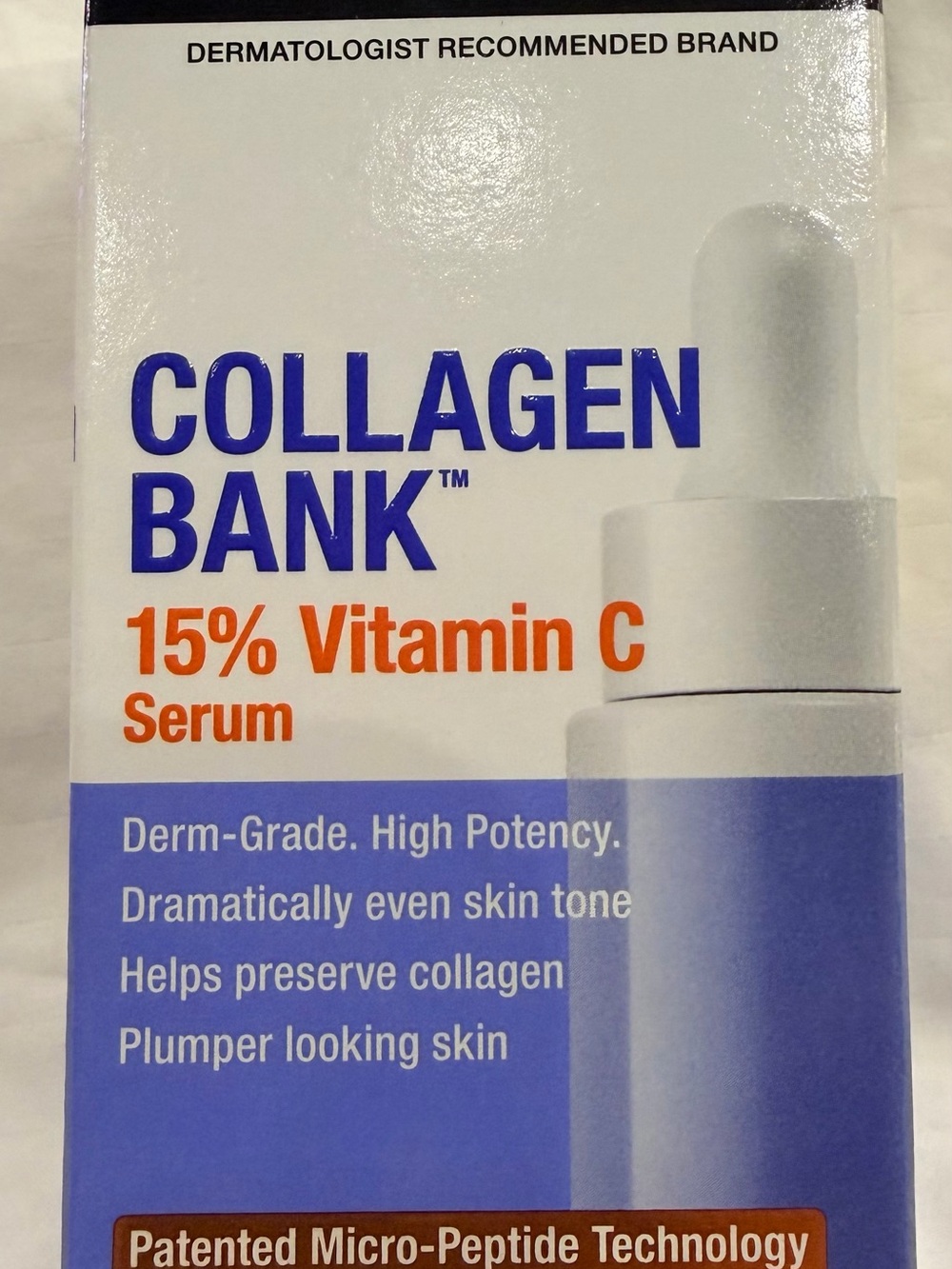 Neutrogena Collagen Bank 15% Vitamin C Serum 0.5 oz NEW